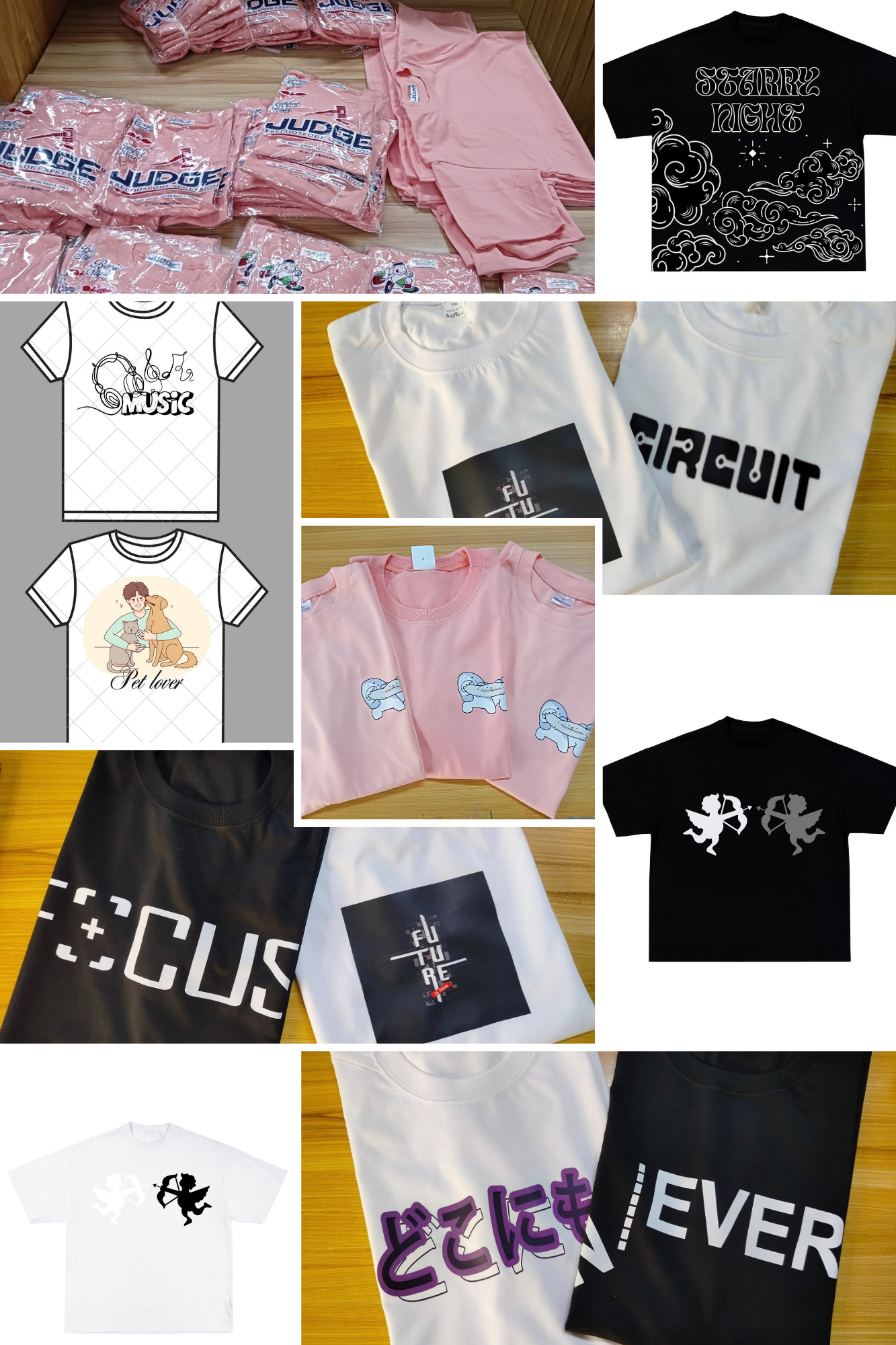 Customized T-shirts
