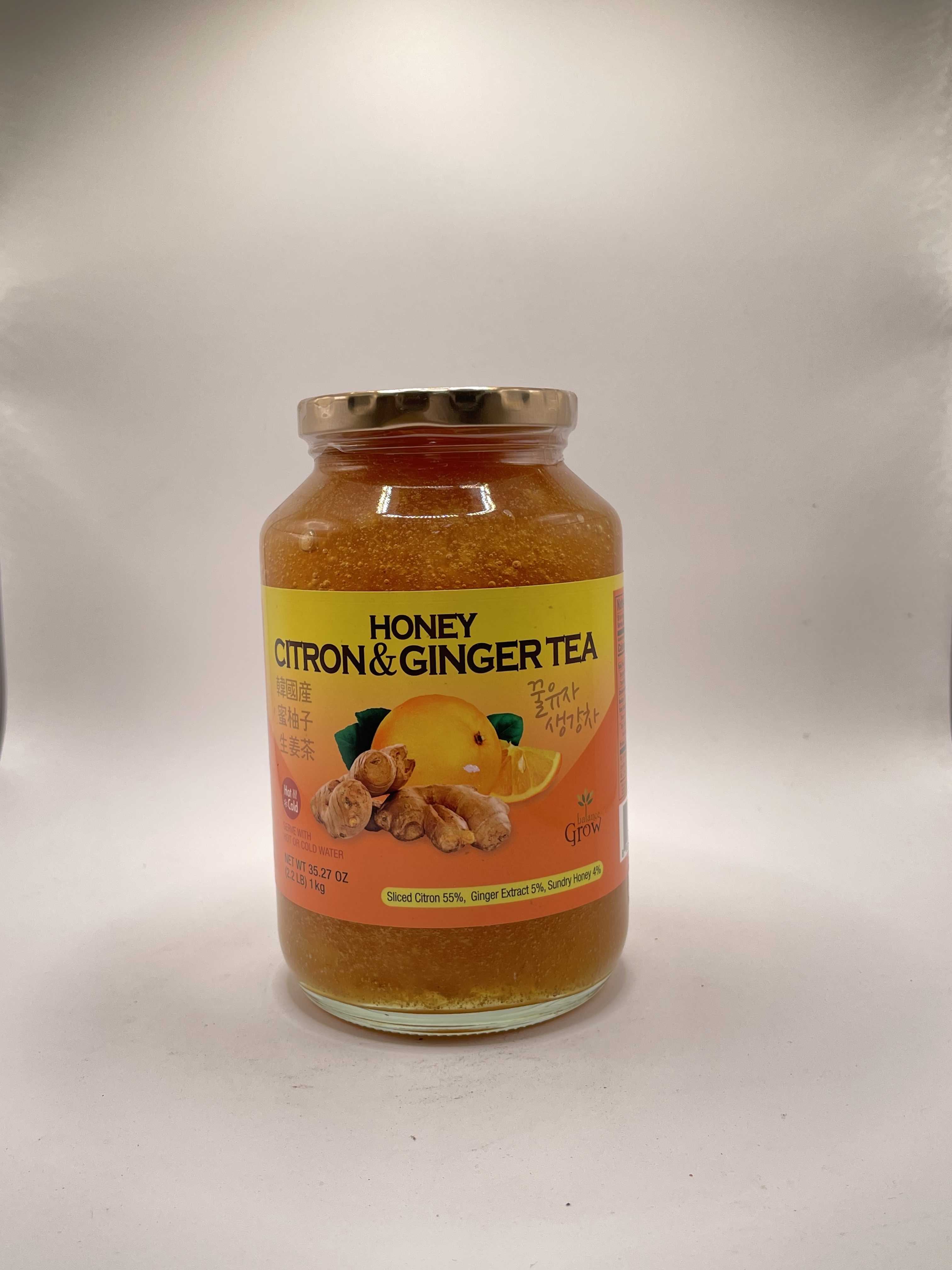 Honey Citron and Ginger Tea