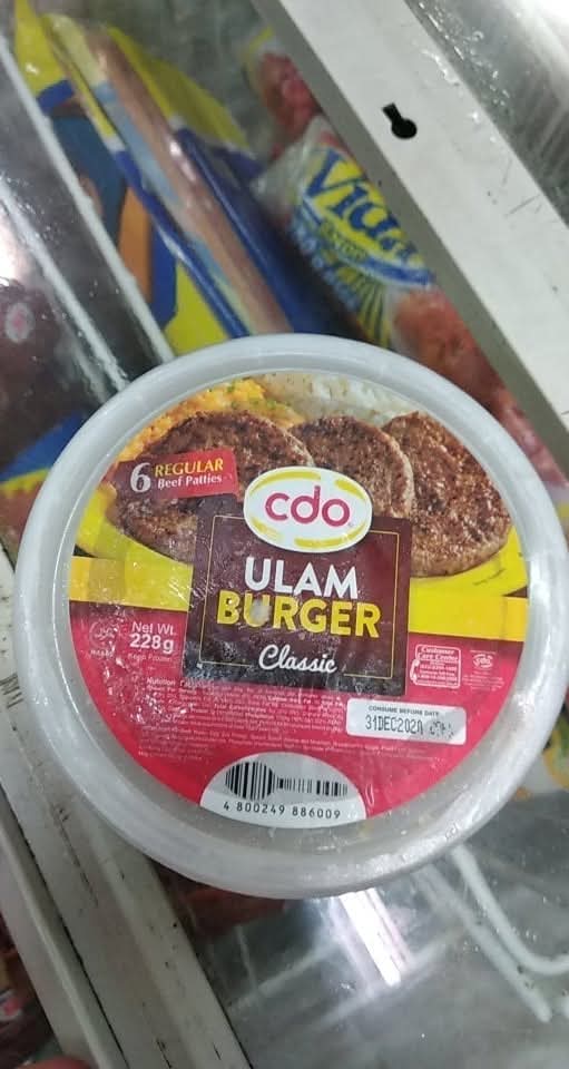 CDO Idol Ulam Burger